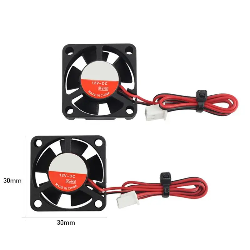 

Brushless Blower Cooling Fan DC12V 30 X 30 X 10mm Sleeve Bearing Mute Turbo Cooler Fan 3010 DIY 3D Printer Accessories
