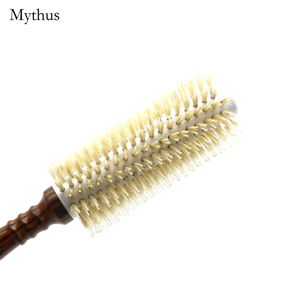 Mythus 3 размера щетка для кудрявых волос Антистатическая деревянная круглая