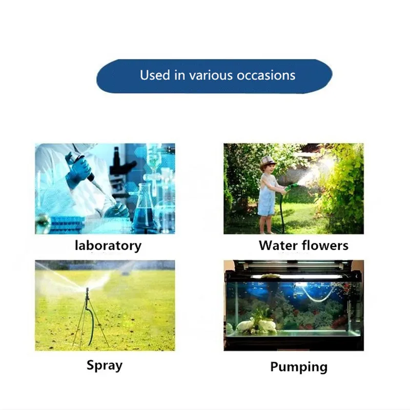 DC 12V/24V 60W Micro Diaphragm Water Pump Self-priming Booster Automatic Switch For Home Garden Spray Reflow Type | Обустройство дома