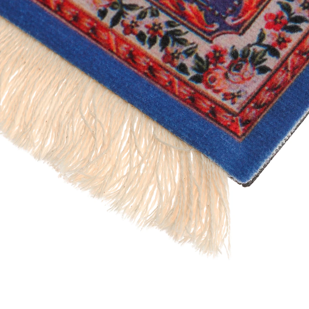 Persian Mini Woven Carpet Mouse Pad Pattern Cup with Fring Retro Style Home Office Table Decoration Craft | Компьютеры и офис