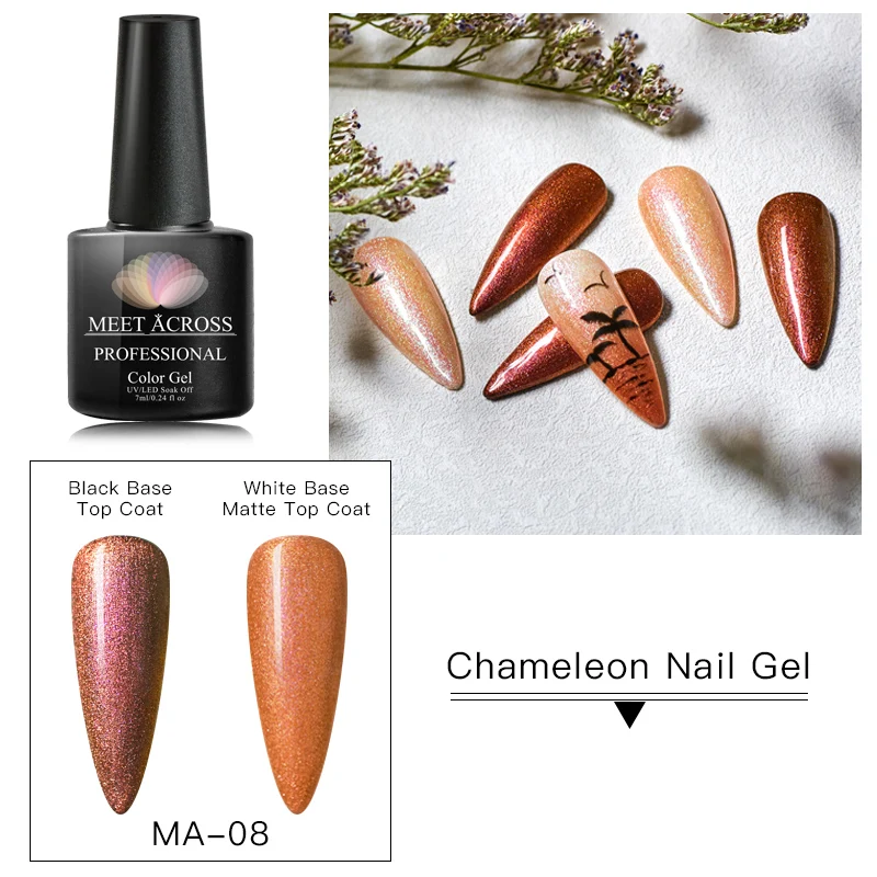 8 мл Гель-лак для ногтей голографический лак Блестящий отмачиваемый долговечный