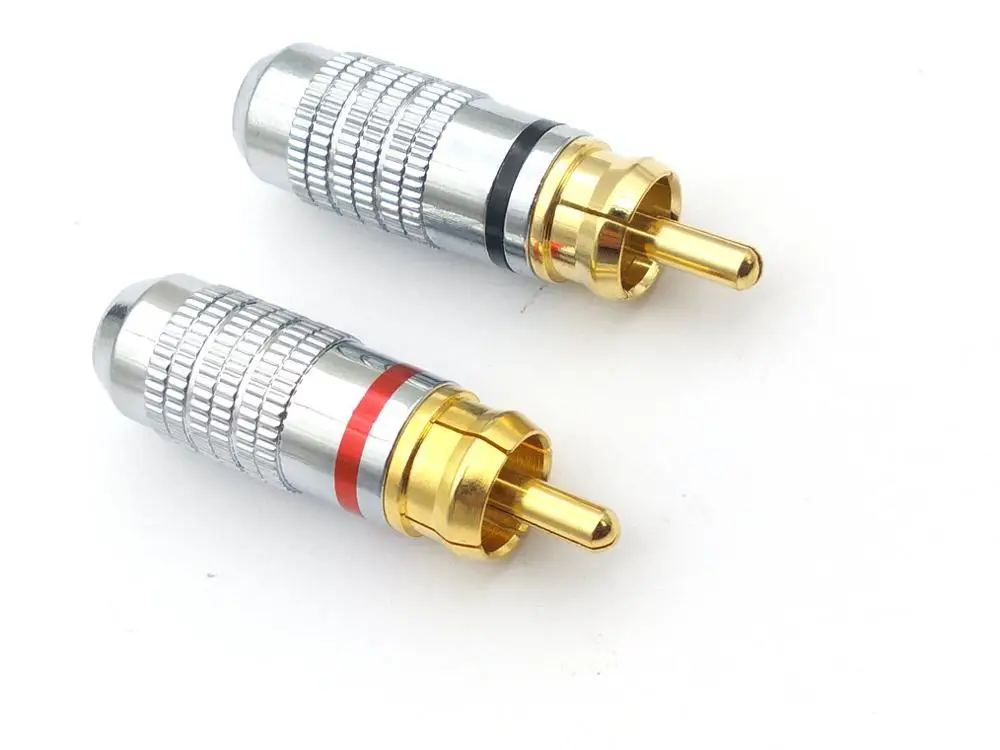 Медные Аудиоразъемы RCA для пайки|connector female|connector 10connector plug |