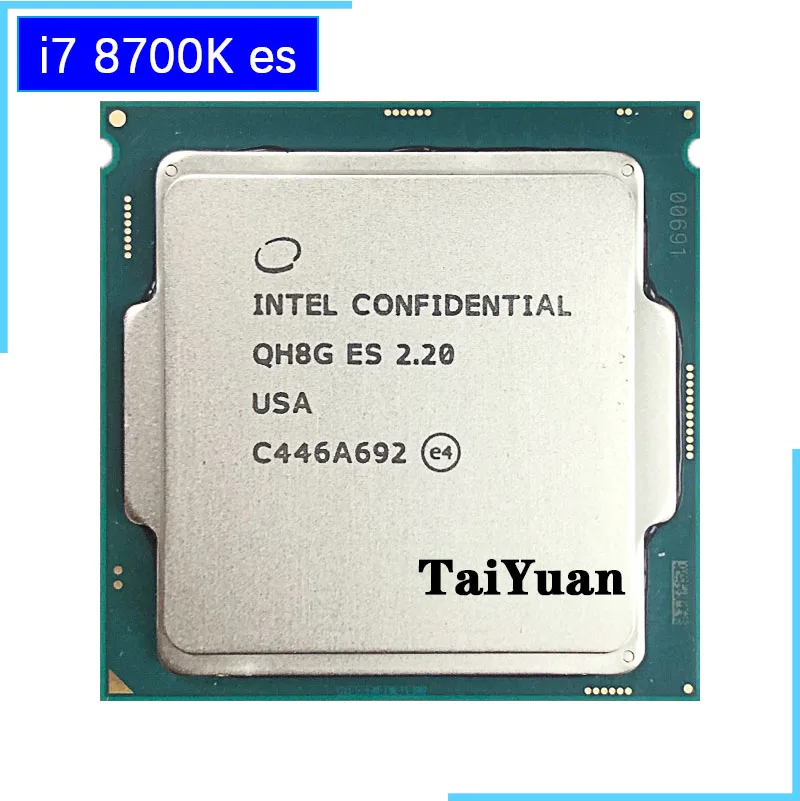 Процессор Intel Core i7 8700K es 8700 K 3 2 GHz шестиядерный 12 M 95 W LGA 1151|Процессоры| |