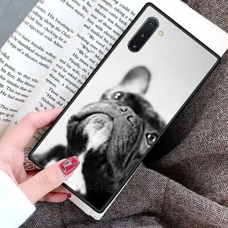 

Cute Funny French Bulldog Phone Case For Samsung Galaxy S8 S9 S10 Plus S10E Note 3 4 5 6 7 8 9 10 Pro Lite cover