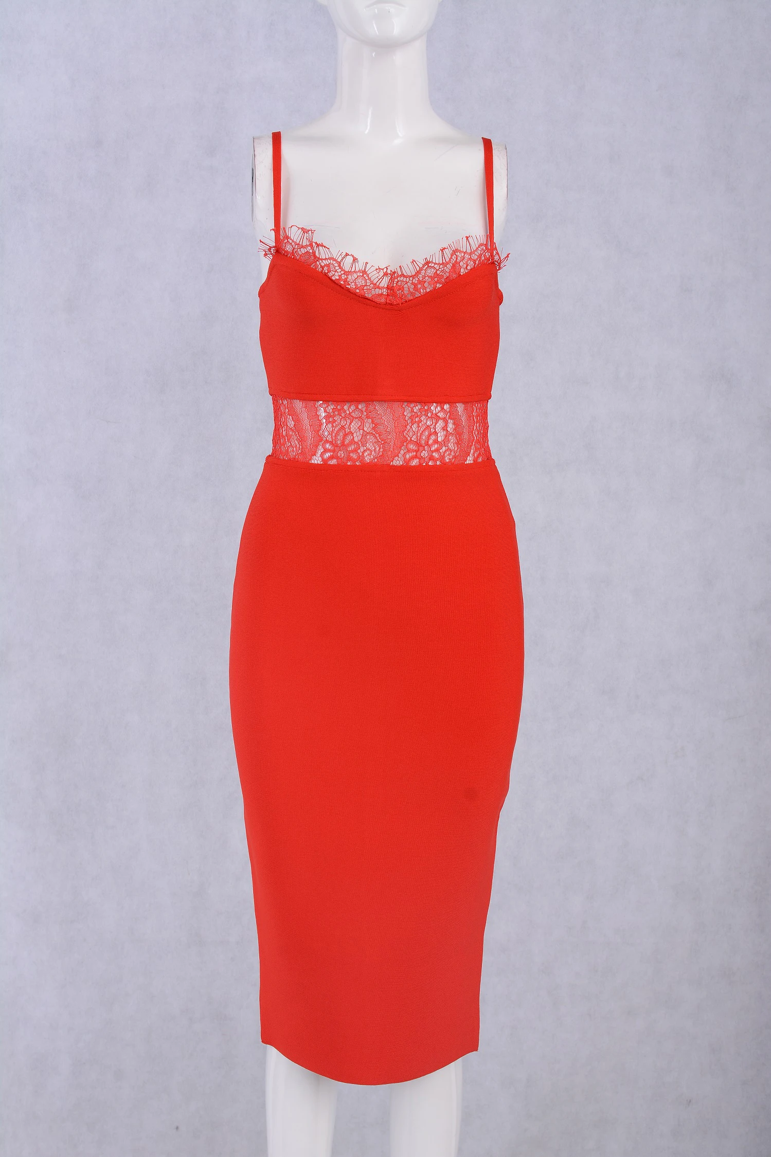 Женское облегающее вечернее платье знаменитости черное Клубное кружевное на