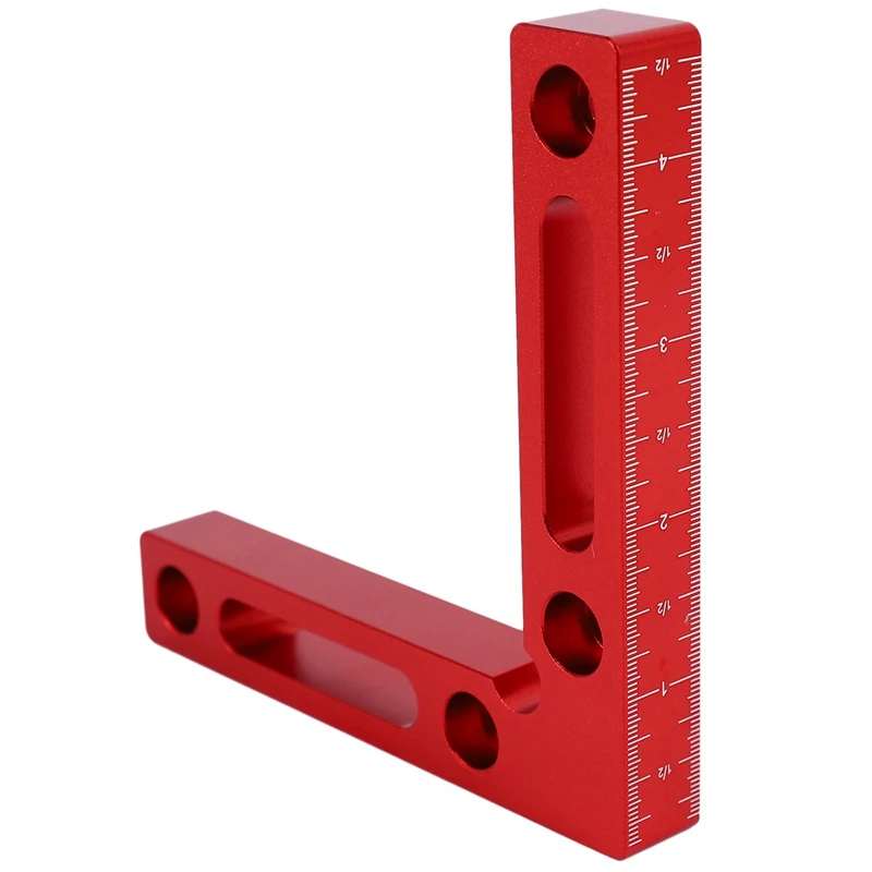 

90 Degree Right Angle Clamp Positioning Squares 4.7 x 4.7 Inch Woodworking Carpenter Tool with 108 PCS Screwdriver Bit