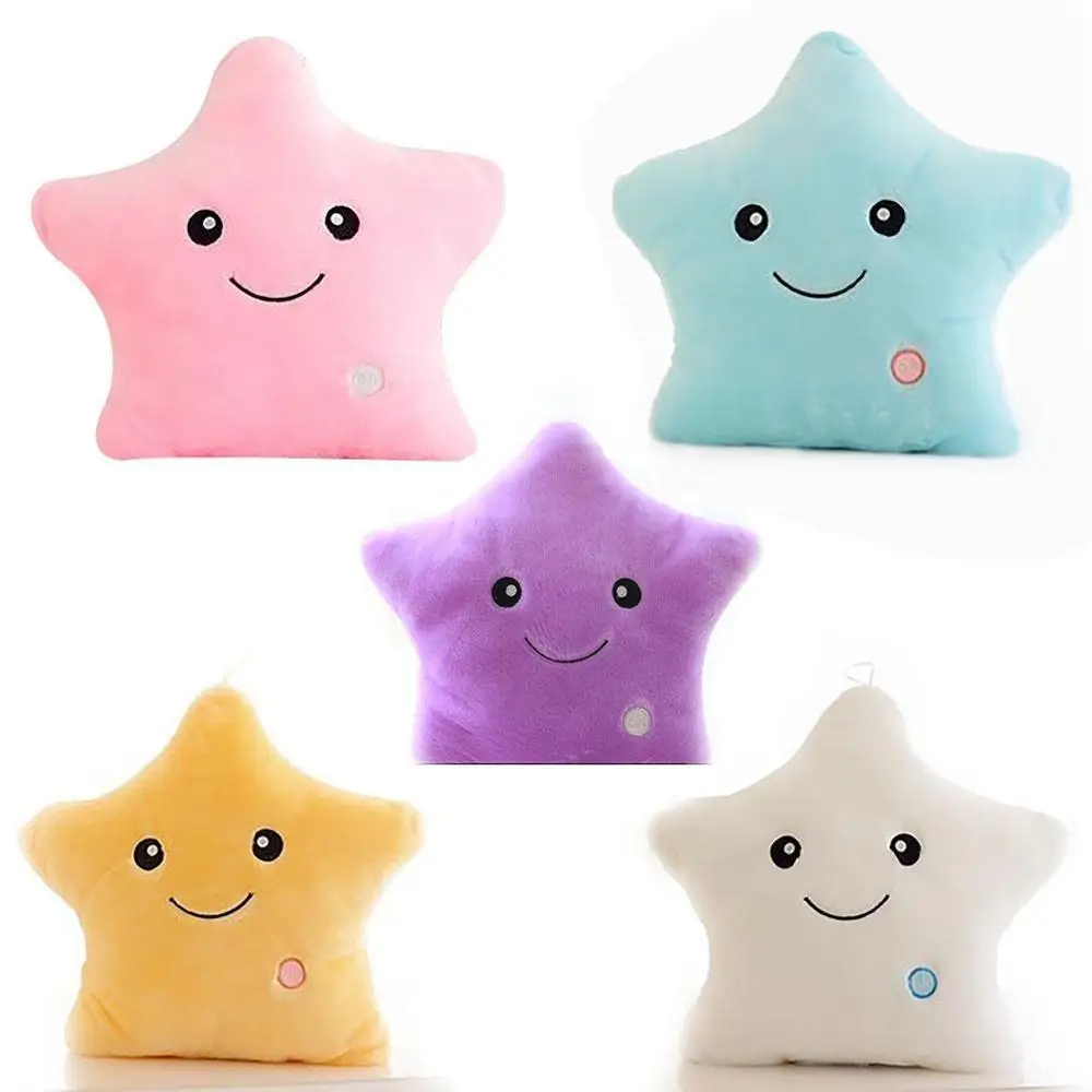 Новинка 1 шт. светящаяся Подушка под спину рождественские игрушки светодиодный