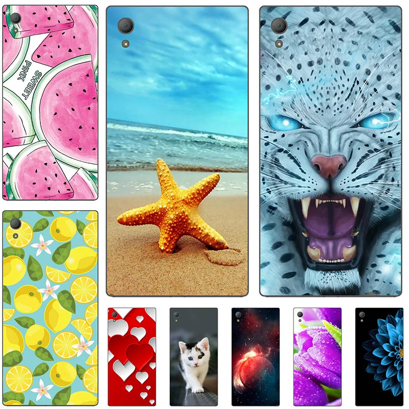 Чехол для телефона Sony Xperia XA1, Z6, G3121, G3123, G3125, G3112, G3116, 5,0 дюйма, мягкая задняя крышка из ТПУ для Sony XA1, полная защита