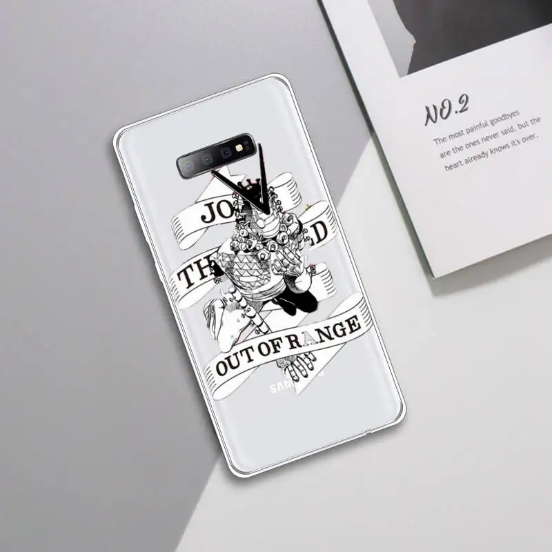 

JOJOS BIZARRE ADVENTURE JoJo Anime Phone Cases Transparent For Samsung Galaxy A 71 21s S note 8 9 10 plus 20 ultra