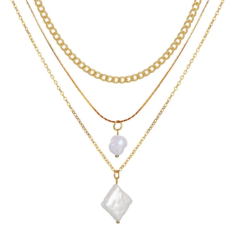 Ожерелье ALIUTOM с круглыми монетами для женщин и девушек многослойное длинное