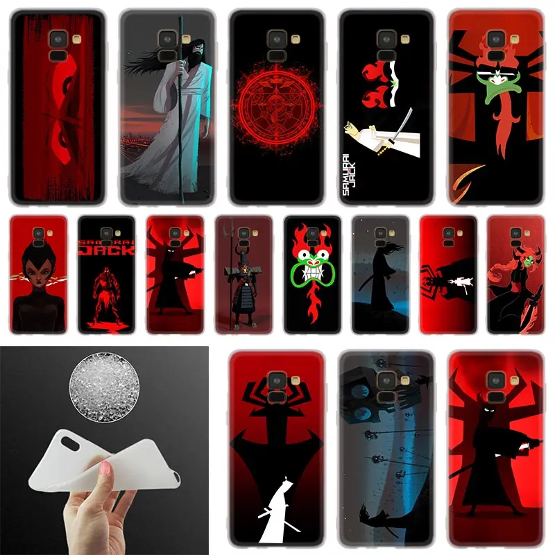 1 чехол для телефона samurai jack Samsung Galaxy A10 A20 A30 A40 A50 A60 A70 A6 A8 Plus A7 A9 2018 A3 A5 2017 мягкий