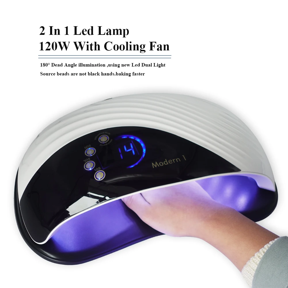 УФ лампа для сушки гель лака 120 Вт 42 светодиода|Сушилки ногтей| |