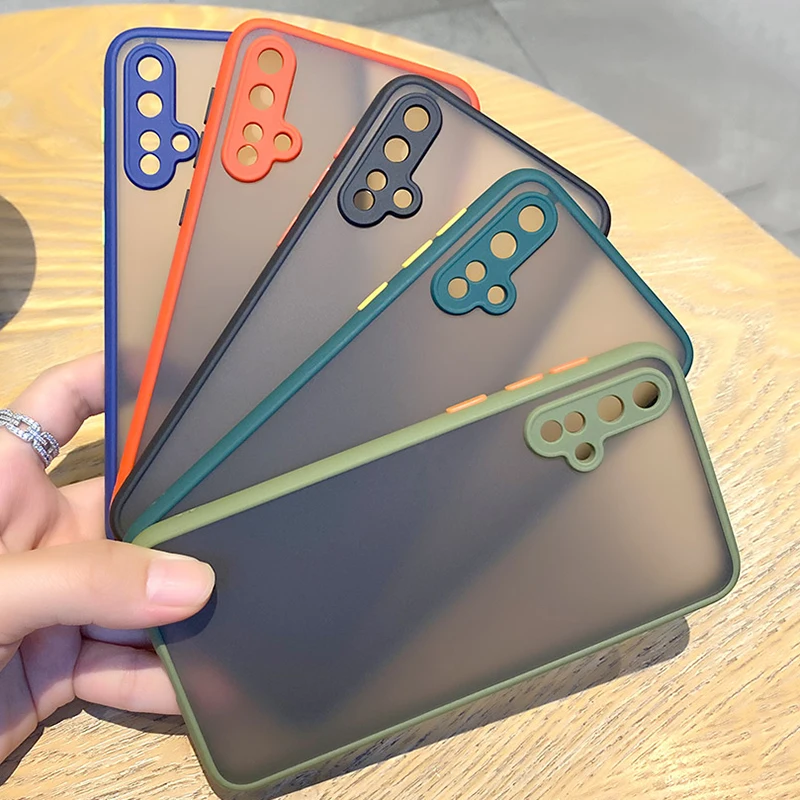

For Huawei Honor 20 Case Matte Hard Cover Shockproof Soft Bumper Protect Camera Phone Case for Honor 20 Pro