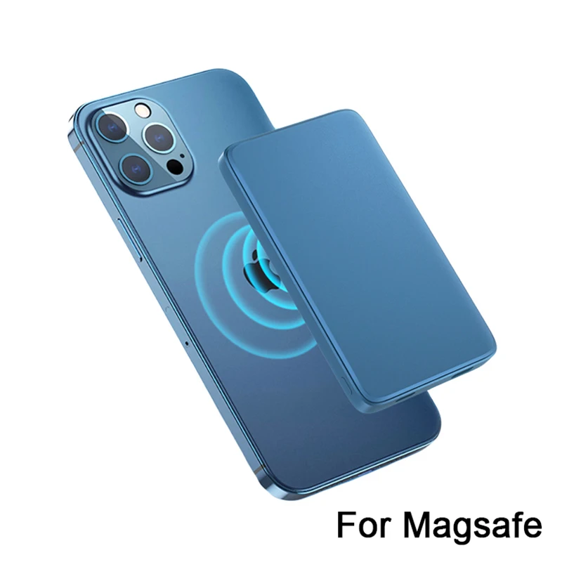 2022.10000mAh Magsafe powerbank Wireless Charger External Battery For iPhone12 Xiaomi Samsung Mobile Phone Magnet Power Bank