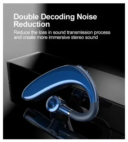 Lyenn Wireless Bluetooth Earphone Sport Stereo Headset Hands Free Calling Ear Hook with Mic for All Smart Phone Driving | Электроника