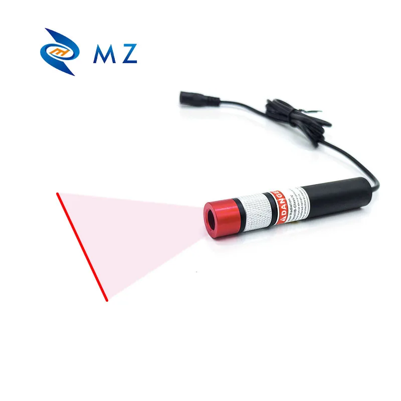 D18mm 660nm 100mw Powell Lens Red Line Laser Diode Module High Quality Adjustable Focal Length Structured Light Industrial Grade