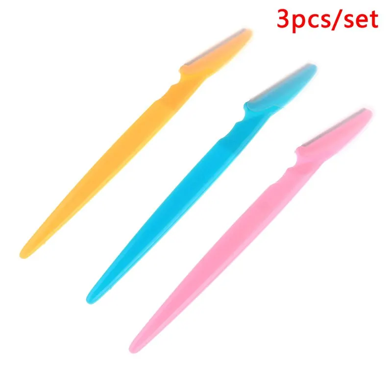 3 шт. бритва для бровей триммер удаления волос на лице|Триммер бровей| |