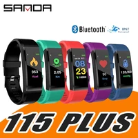 115 plus smart bracelet bluetooth smart watch heart rate blood pressure monitor fitness tracker smart electronic wristbands