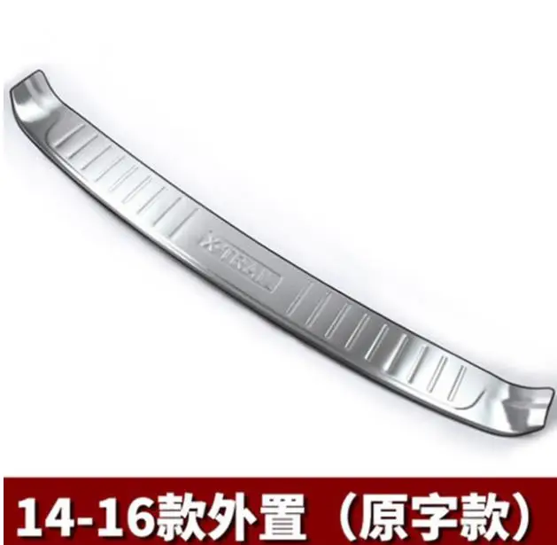 Изгой из нержавеющей стали Задний бампер протектор Подоконник багажник Накладка