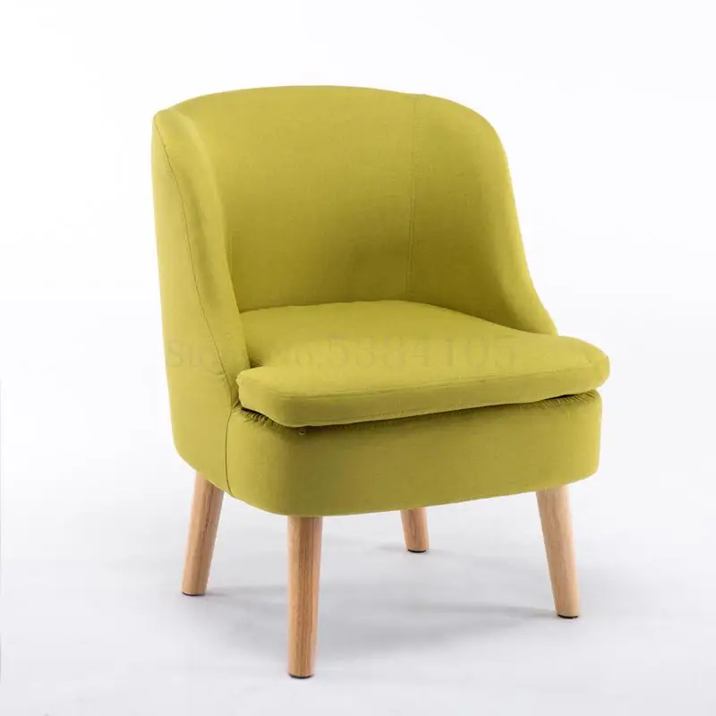 Скандинавская спинка кресла из массива дерева для отдыха простой современный