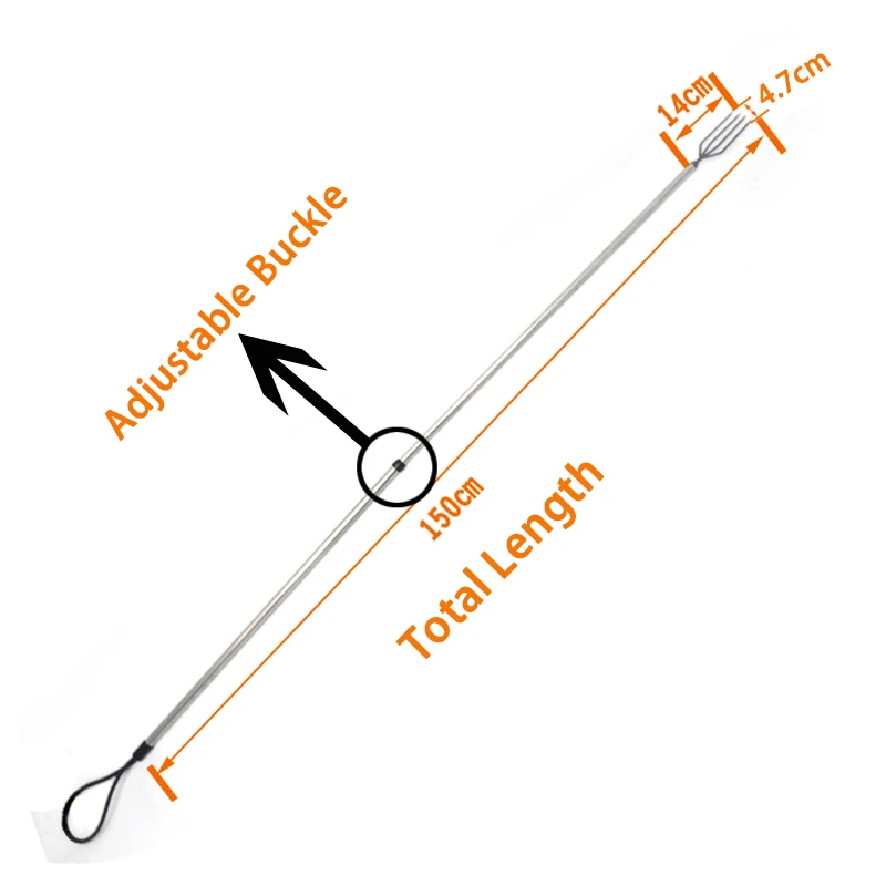 Topline снасти копья для подводной охоты телескопические рыбалки арпун пистолет