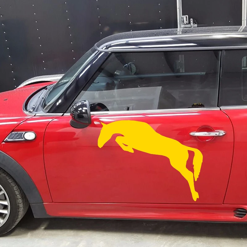 EARLFAMILY 2x страсть динамическая конная лошадь пар впереди прыгающий автомобиль