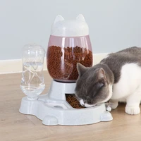 pet cat water and food feeder dispenser automatic dog cats drinking bottles feeding bowl dispensers pet supplies 2 2l