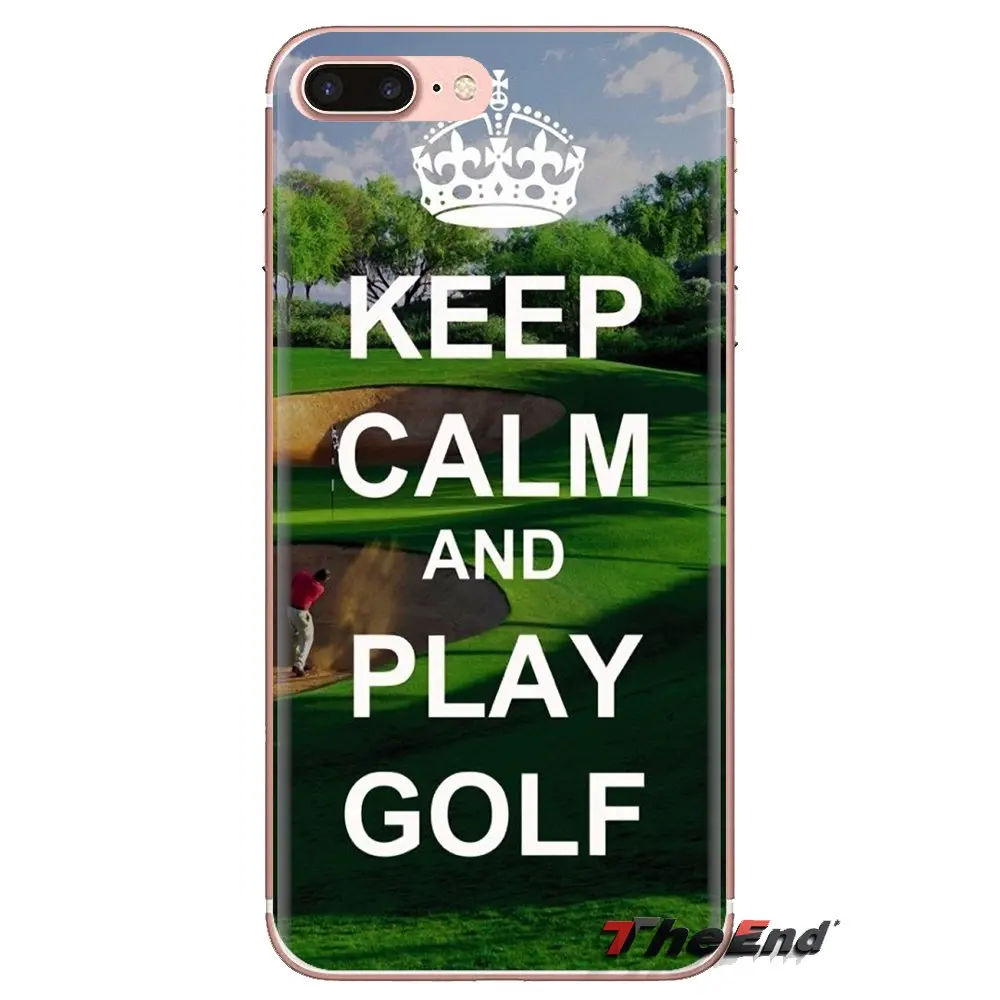 For Huawei Nova 2 3 2i 3i Y6 Y7 Y9 Prime Pro GR3 GR5 2017 2018 2019 Y5II Y6II Transparent TPU Housing Keep Calm And Play Golf UK |