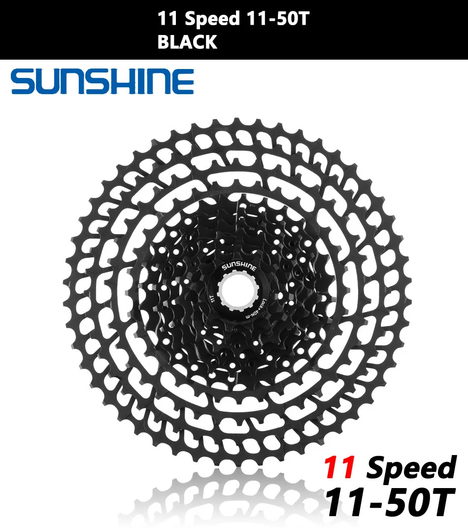 Солнечный велосипед кассета 11 12 скоростей MTB велосипед freewheel 11-50 T/11-52 T Сверхлегкий 360 г CNC Freewheel MTB части для HG