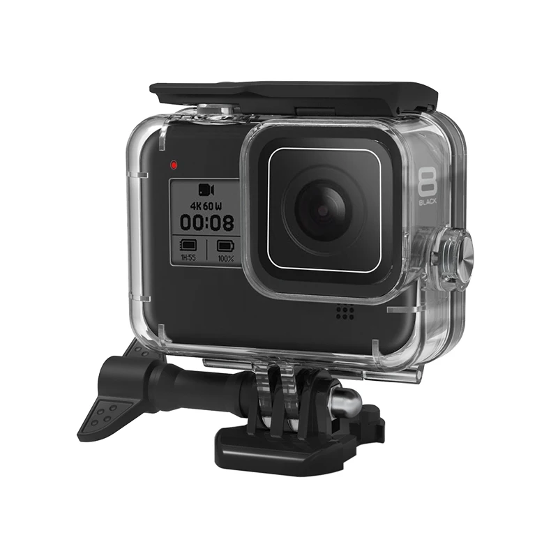 60 м водонепроницаемый чехол для GoPro Hero 8 черная экшн-камера защита под водой аксессуары