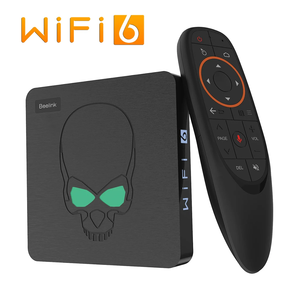 ТВ приставка Beelink GT King на Android 9 0 Amlogic S922X шестиядерный G52 MP6 графика 4 Гб LPDDR4 64 ПЗУ Wi Fi