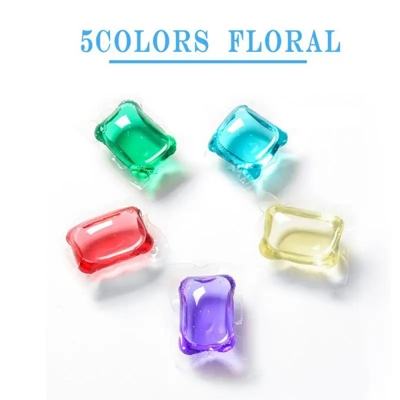 

Colorful Laundry Ball Gel Beads Lasting Fragrance Laundry Ball Beads Washing Ball Cleaner Capsules Liquid Detergent Pods