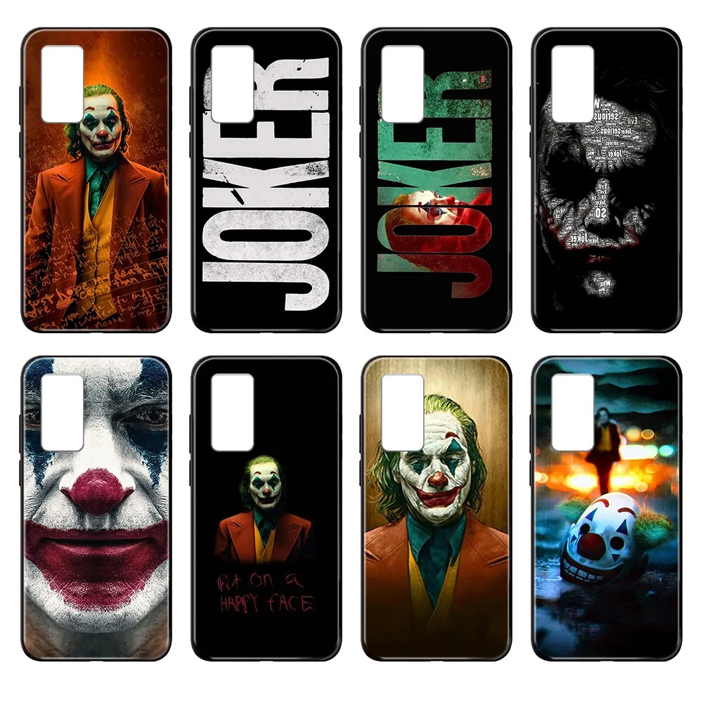 Чехол для мобильного телефона с логотипом DC Joker черный чехол Huawei nova P Y 2 3 6 7 8 9 10 20 30 I