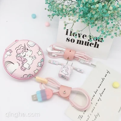 style 2 Новейший мультяшный usb-кабель протектор для наушников, наушники, линия saver для iPhone 6 7 8 Plus X XR, зарядная линия, защита кабеля данных - Цвет: style 2