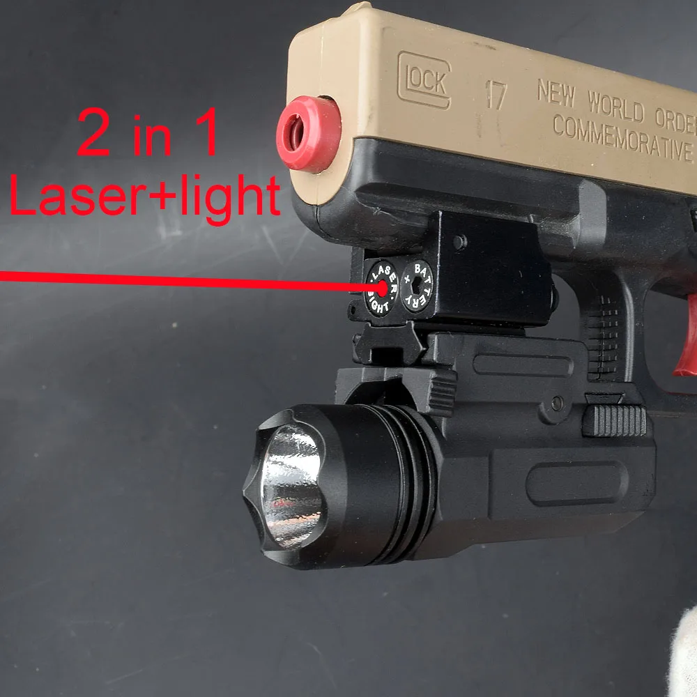 Красный точечный лазерный прицел тактический ручной фонарик для страйкбола
