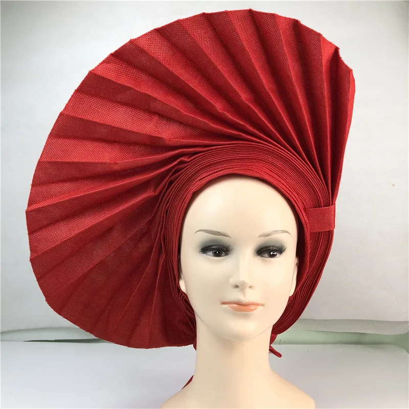 Тюрбаны gele для женщин нигерийские aso oke капор Анкара африканская шапка