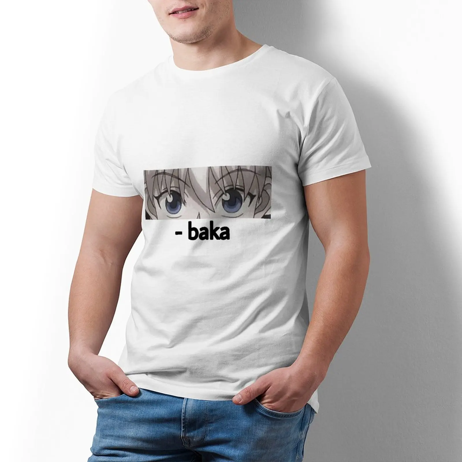 

Футболка Killua мужская с коротким рукавом, повседневная Пляжная футболка из 100 хлопка, с графическим принтом, 4xl