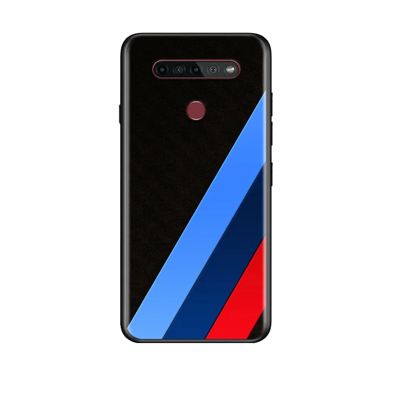 

Sports Car Stripes For BMW For LG G8 V30 V35 V40 V50 V60 Q60 K40S K50S K41S K51S K61 K71 K22 ThinQ 5G Phone Case