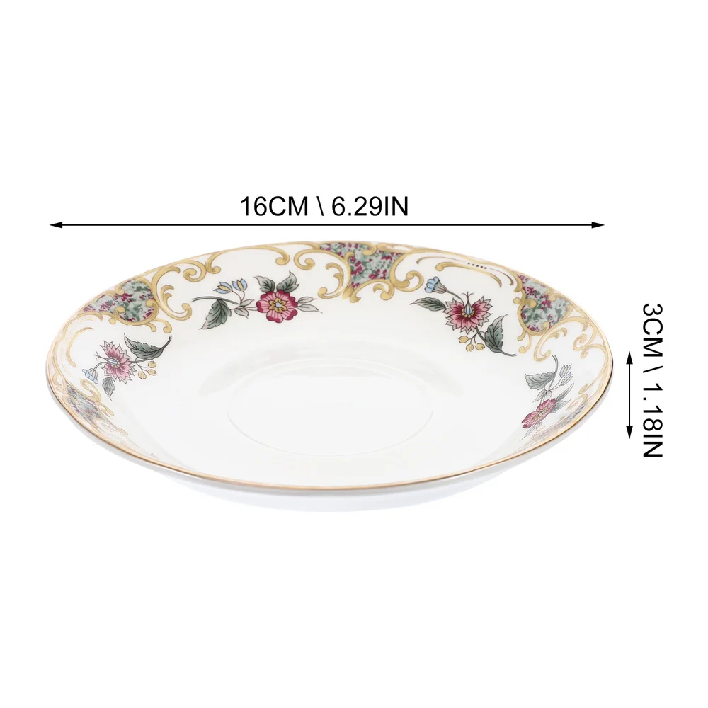 

1 Set Coffee Cup European Style Tea Cup Afternoon Tea Tray Set (Assorted Color)