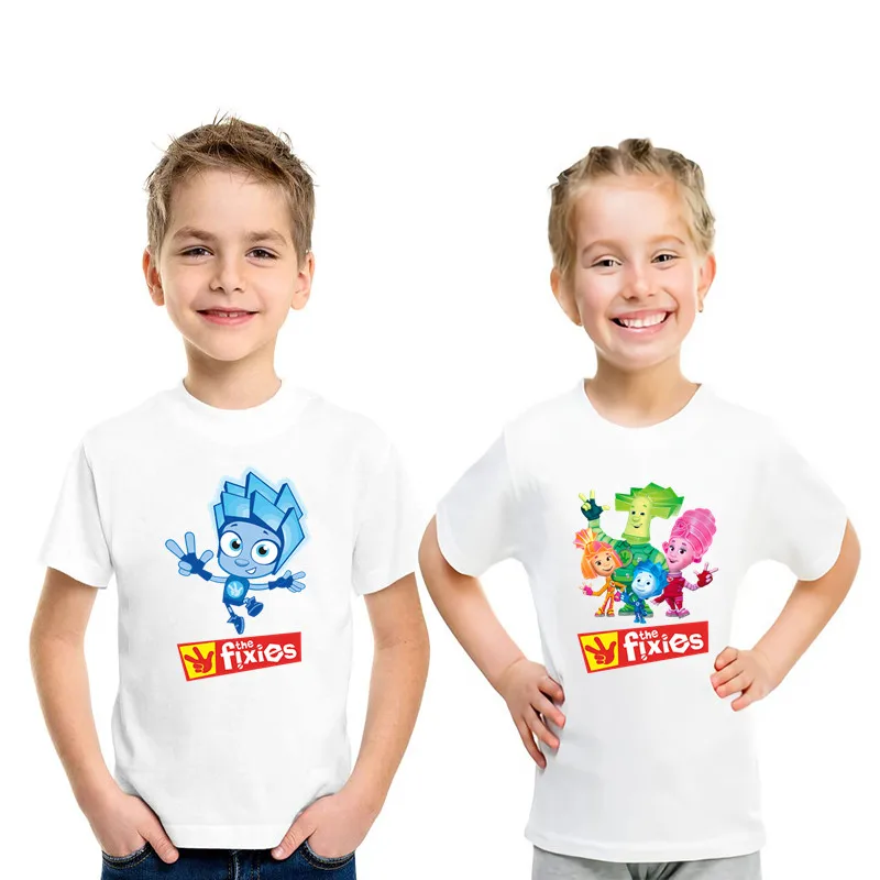 

Russian Cartoon Print Kids T shirt T-shirt Summer Children T-shirts Baby Girls Boys Clothes Unisex Tshirt,HKP5148