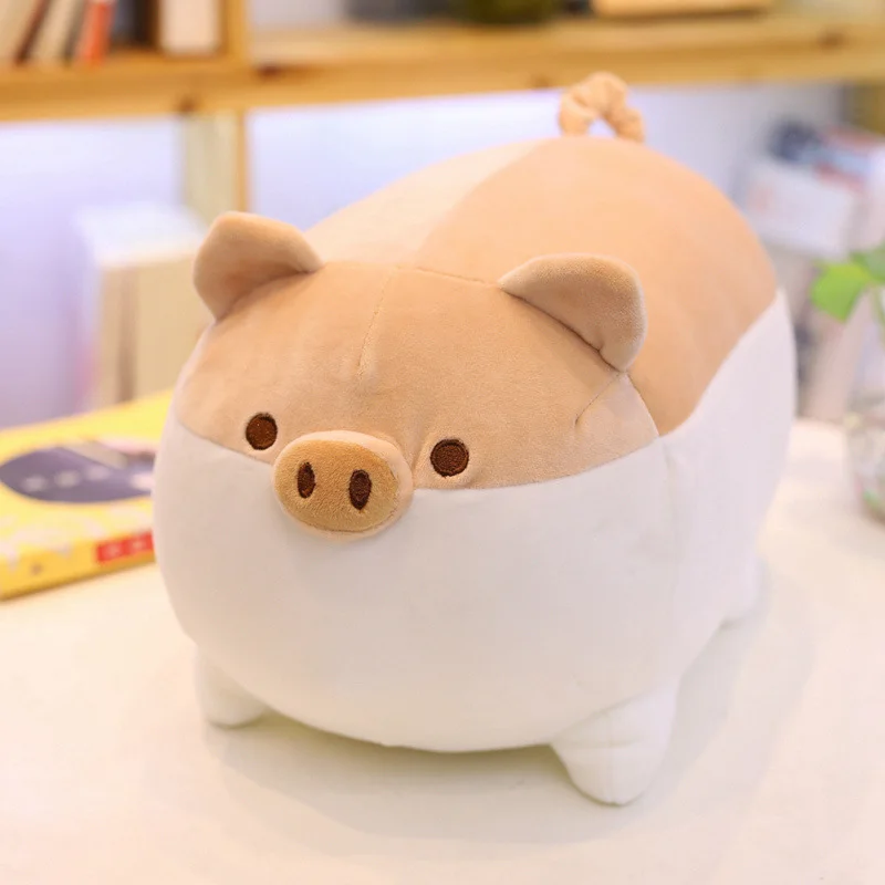 

40/50cm Soft Fat Pig Plush Hugging Pillow Stuffed Animal Doll for Children Boy Girl Kids Super Cute FOU99