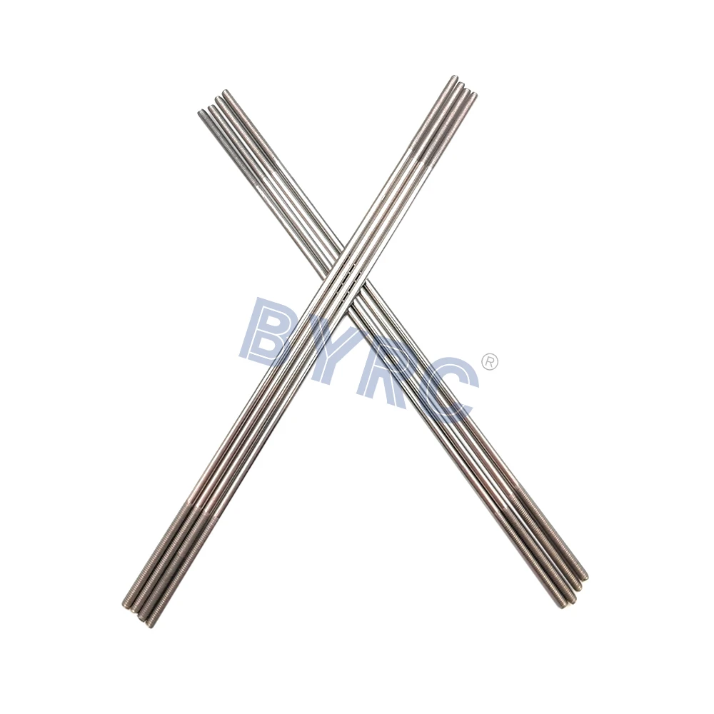 10PCS M3 Stainless Steel Threaded Tie Push Rods Servo Linkage Dia 3mm L 25mm~200mm Shaft Pull for RC Model Car Boat | Игрушки и хобби