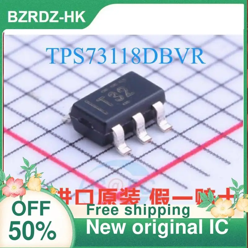 

2-10PCS/lot TPS73118DBVR TPS73118DBVT T32 New original IC