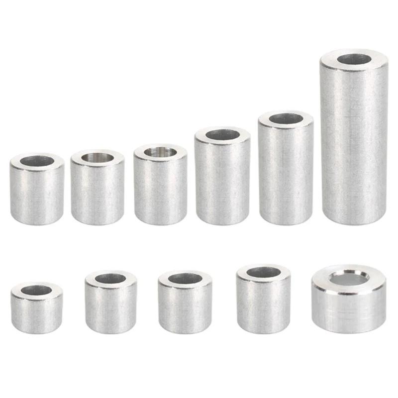 

10 Pieces 3D Printer Parts Aluminum Alloy Round Isolation Column for V Wheel 3D Printing Accessories 11 Sizes Optional