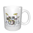 Барабанная кружка для любителей музыки Иисуса, кофейная чашка, кофейная кружка, русская кружка, чашка Gundam для чая