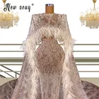 Женское вечернее платье Abendkleider, длинное платье с перьями и шалью, украшенное бисером, Арабская Русалка, для выпускного вечера, для свадьбы