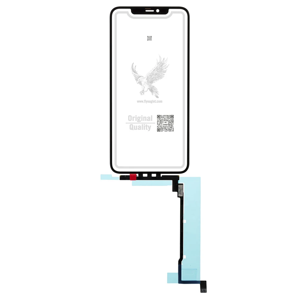 10 шт. (Flyeaglet) Оригинальный ЖК-дисплей внешний сенсорный экран дигитайзер + OCA для