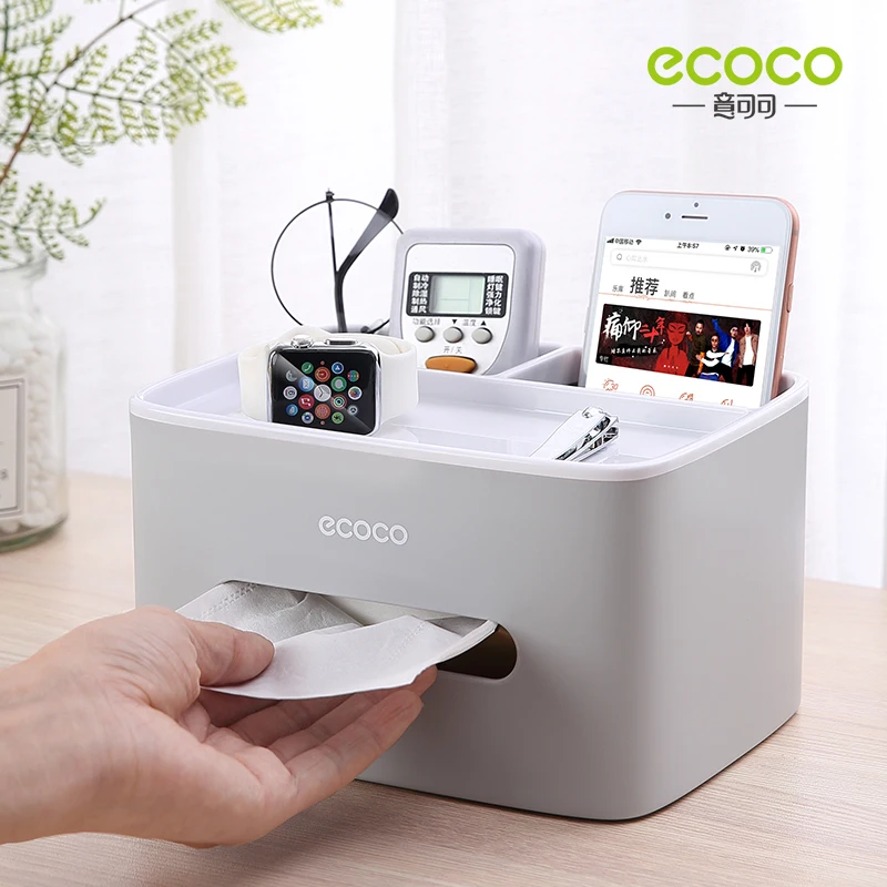 

Drawer household living room dining room creative lovely simple light luxury multi function remote control storage tissue box #3