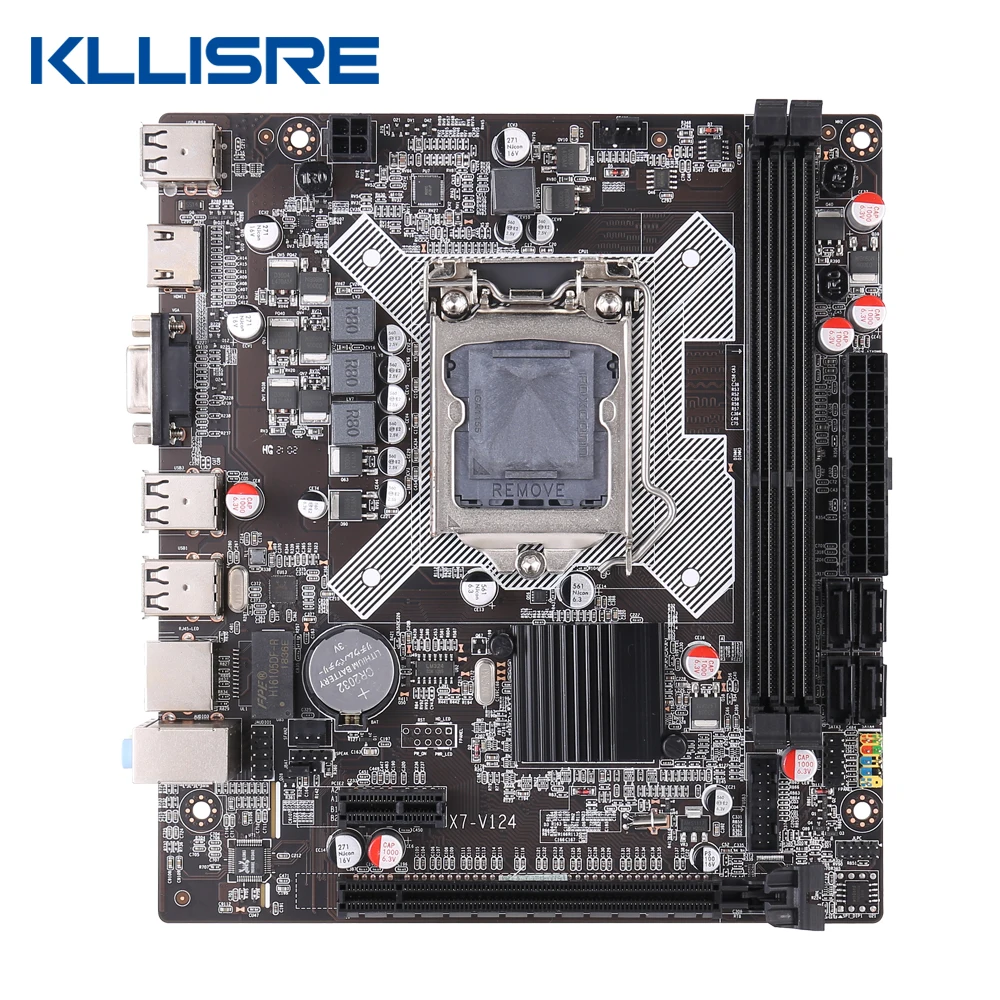 Материнская плата Kllisre H61 LGA 1155 DDR3, двухканальная память 16 Гб для процессора Intel LGA1155 Core I3 I5 I7