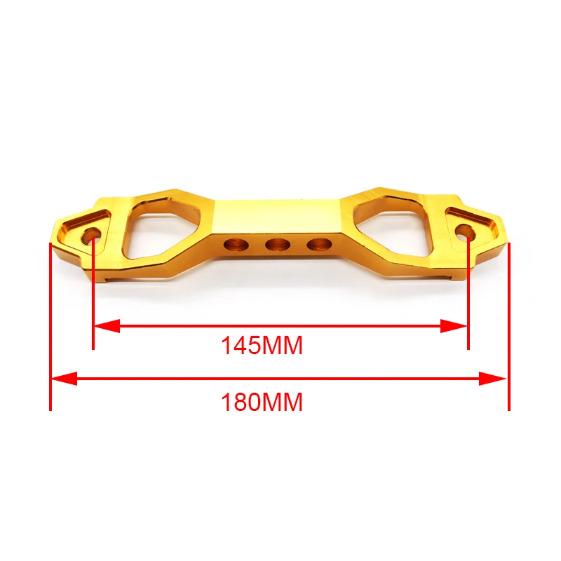 Short gold DEFT 233 мм/200 мм алюминиевая красная заготовка алюминиевая Автомобильная батарея крепление кронштейн держатель бар с логотипом для Honda Civic - Цвет: Short gold